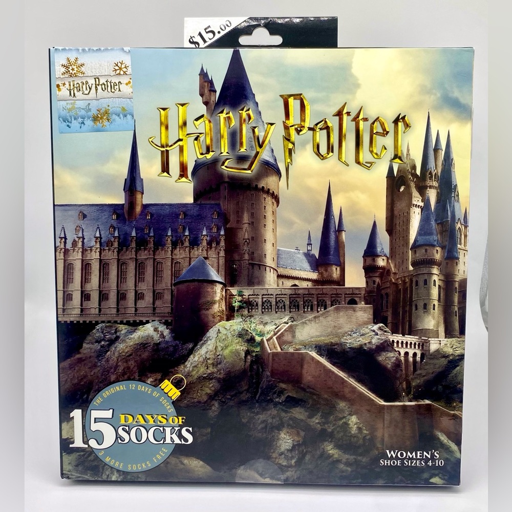 Harry Potter 15 Days of Socks. Women Shoe Size 4-10.